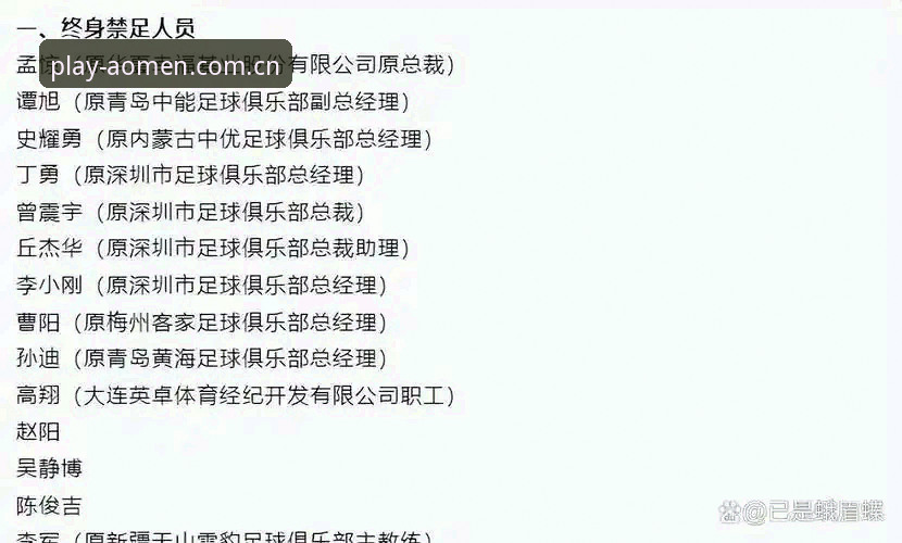 足协禁足令“终身”vs“五年”：谁在为足球腐败买单？澳门娱乐平台用户深度解读